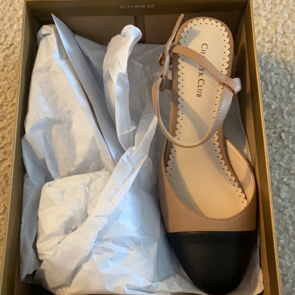 Charter Club, Black and Tan Pumps